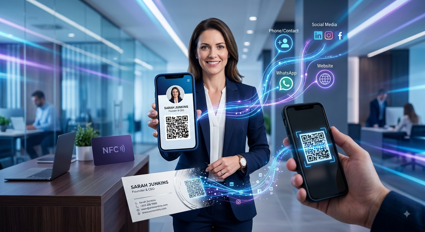 Digital Business Card With QR Code: How It Works and Why You Need One