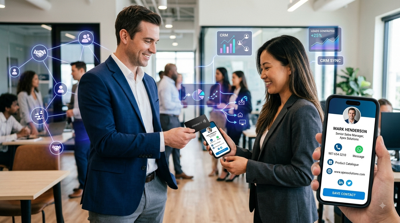 NFC Business Cards for Sales Professionals: A Smarter Way to Network and Generate Leads
